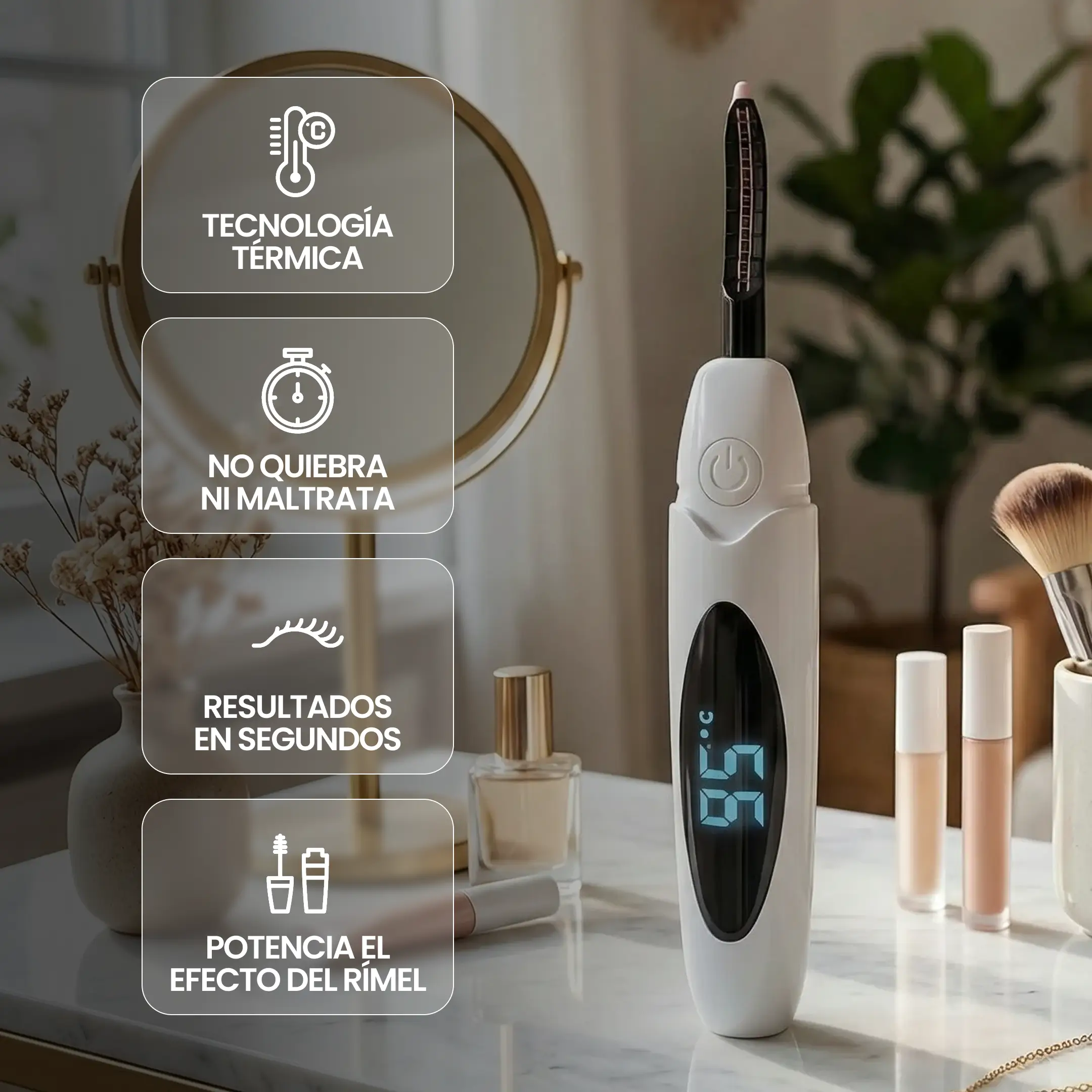 Encrespador Eléctrico Digital By Miracles