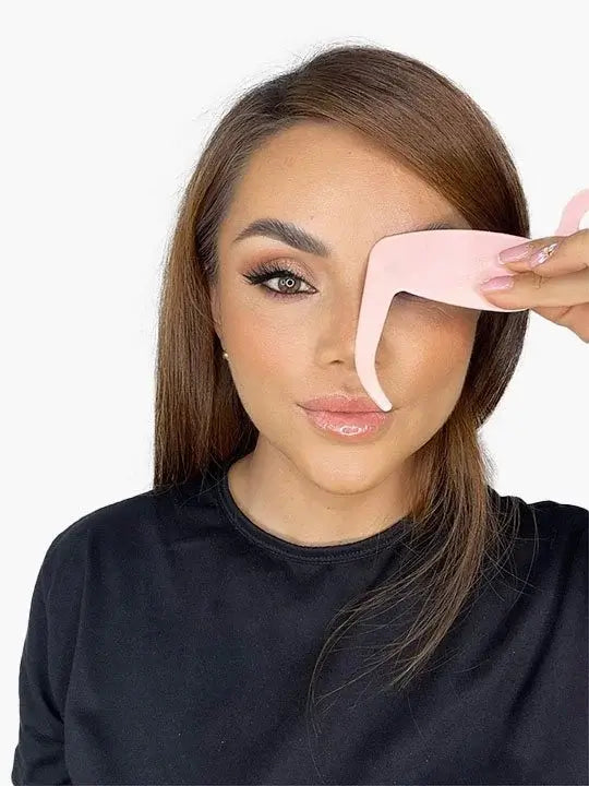 1 Plantilla de contorno perfecto en tus mejillas, mandíbula y nariz de manera rápida y sencilla